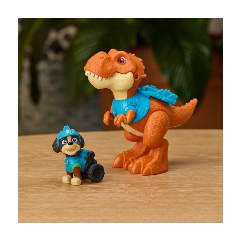PAW PATROL LA DINO PELICULA - DINOSAURIO Y FIGURA REX - 3