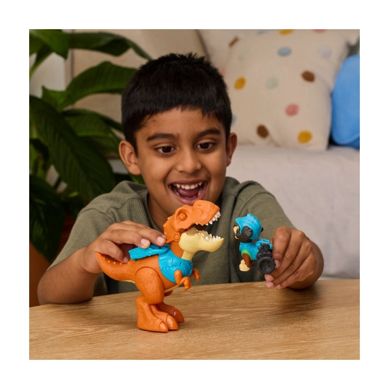 PAW PATROL LA DINO PELICULA - DINOSAURIO Y FIGURA REX - 7