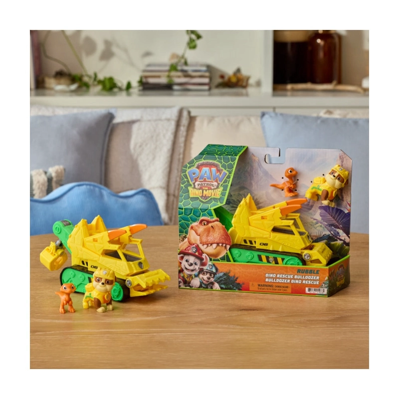 PAW PATROL LA DINO PELICULA VEHICULO RUBBLE - 1