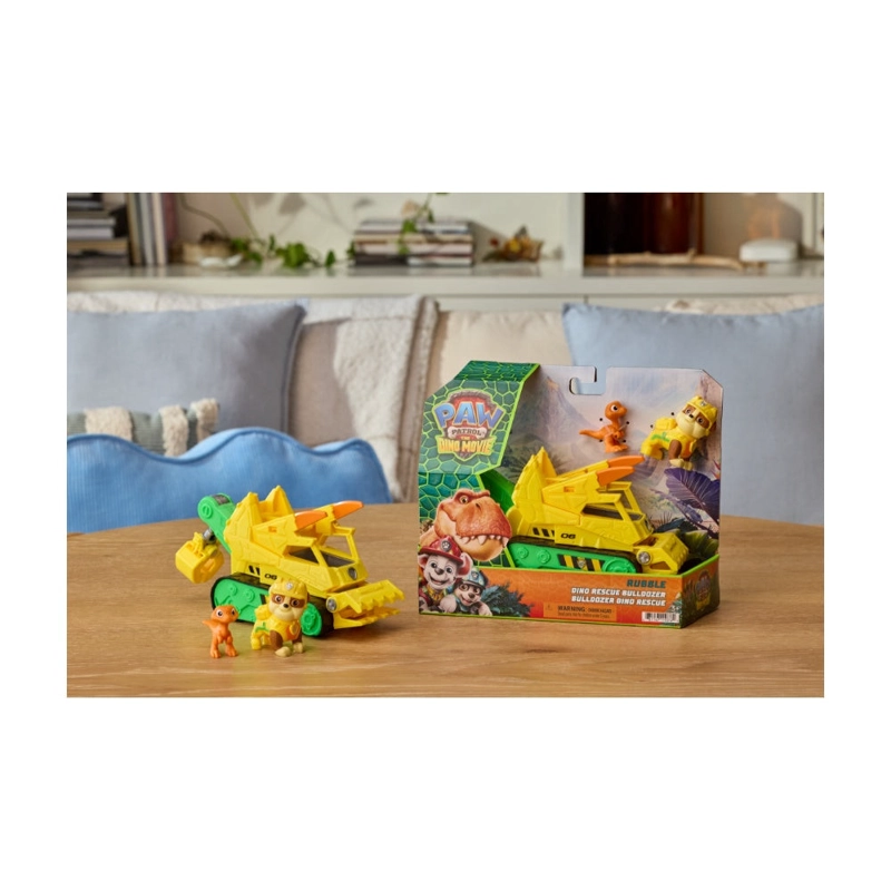 PAW PATROL LA DINO PELICULA VEHICULO RUBBLE - 2
