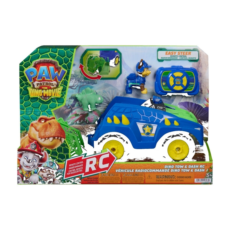 PAW PATROL MOVIE DINO TOW & DASH VEHICULO RC - 2