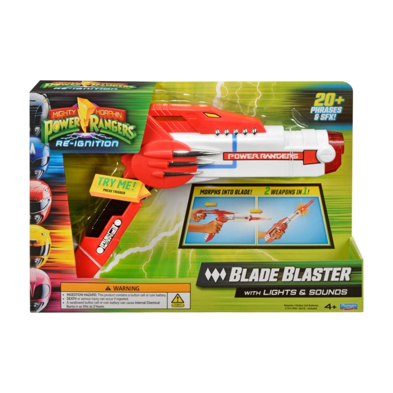 POWER RANGERS BLADE BLASTER CON LUZ Y SONIDO - 4
