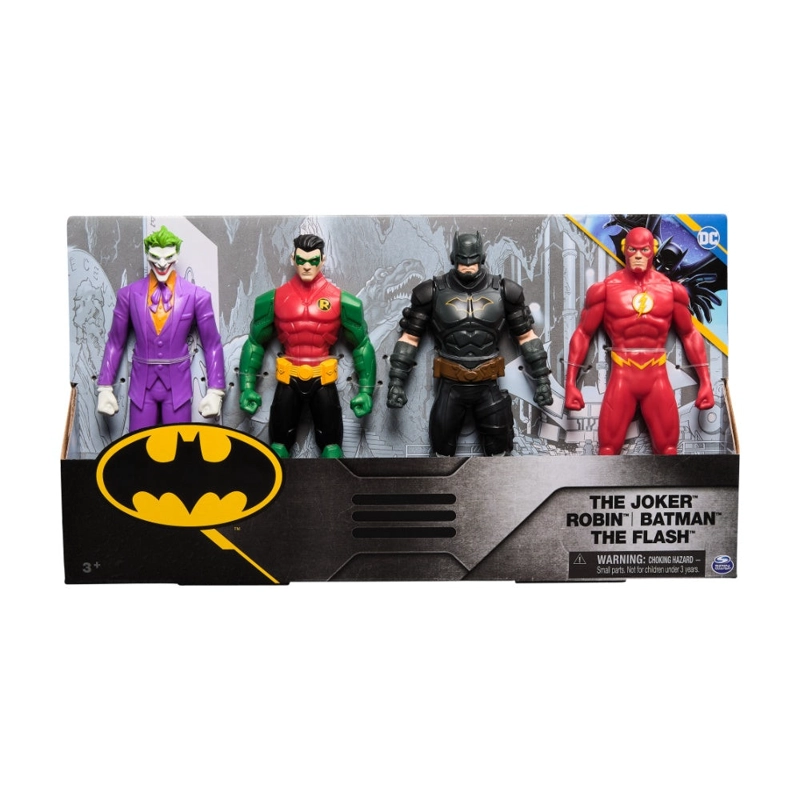BATMAN FIGURA 15CM PACK DE 4 DC COMICS - 2
