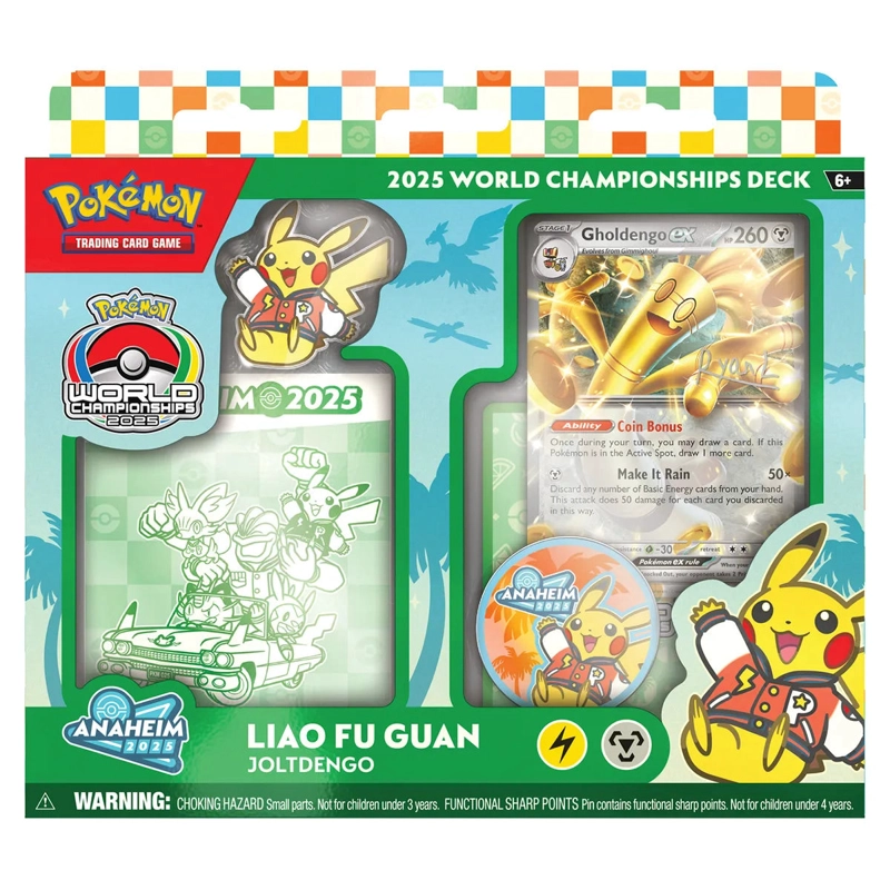 POKEMON TCG WC DECK (2025) ING - LIAO FU GUAN JOLTDENGO - 1