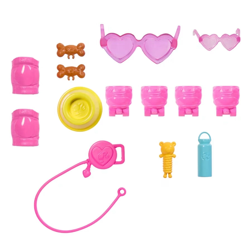 BARBIE PETS SKATE AND RUN MUÑECA CON PERRITO Y PATINES - 6