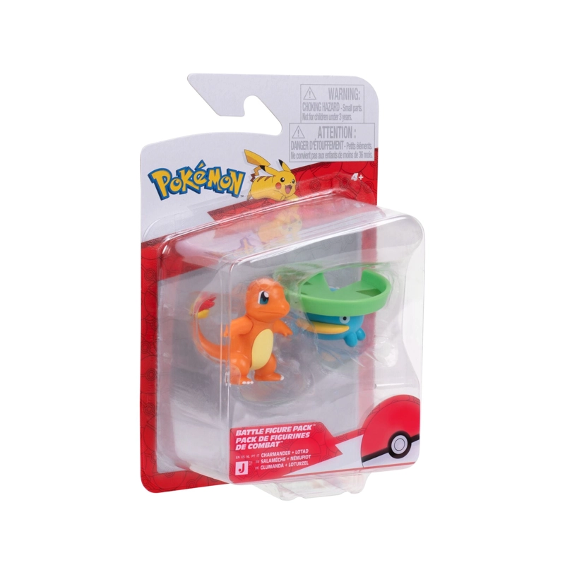 SET 1 O 2 FIGURAS DE 5 A 8 CM. POKEMON - CHARMANDER + LOTAD - 4