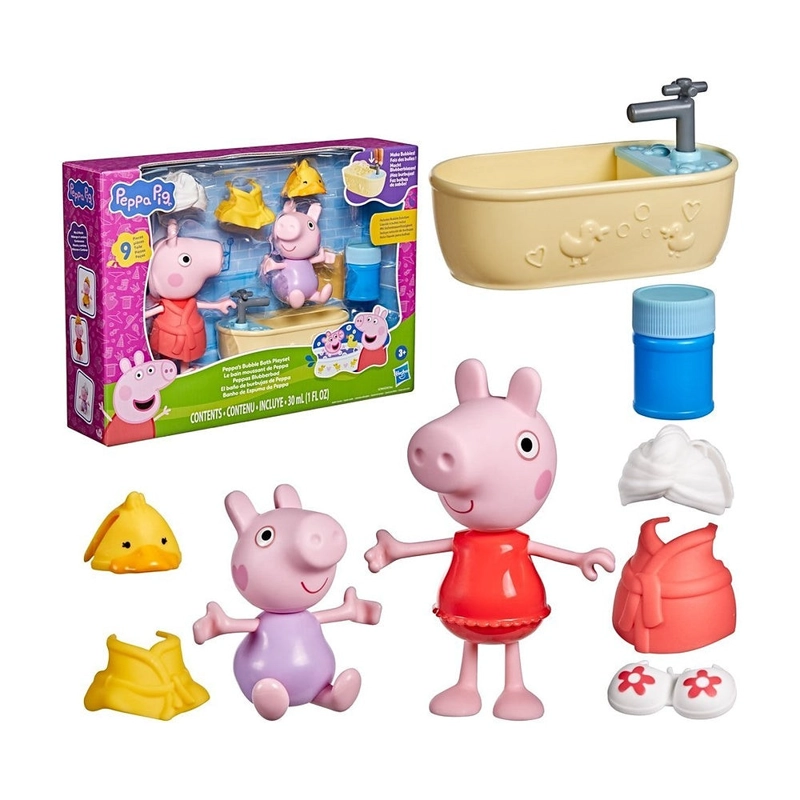 PEPPA PIG SET - BAÑO DE BURBUJAS DE PEPPA - 3