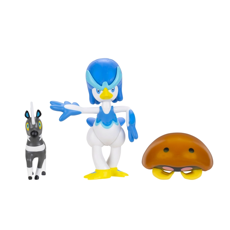 POKEMON PACK 3 FIGURAS - BLITZLE + QUAXWELL + KABUTO - 2