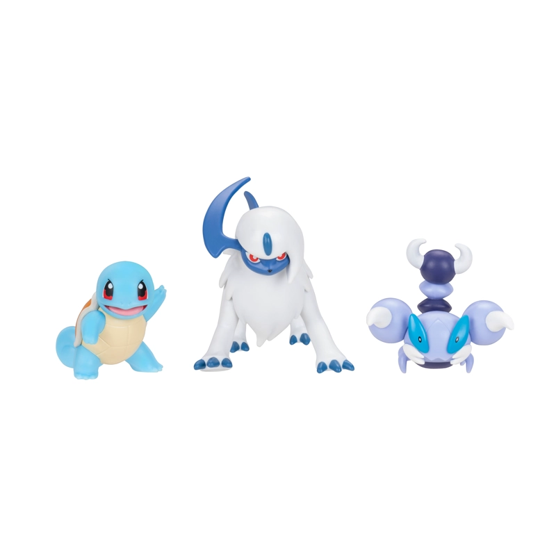 POKEMON PACK 3 FIGURAS - SQUIRTLE + ABSOL + SKORUPI - 2