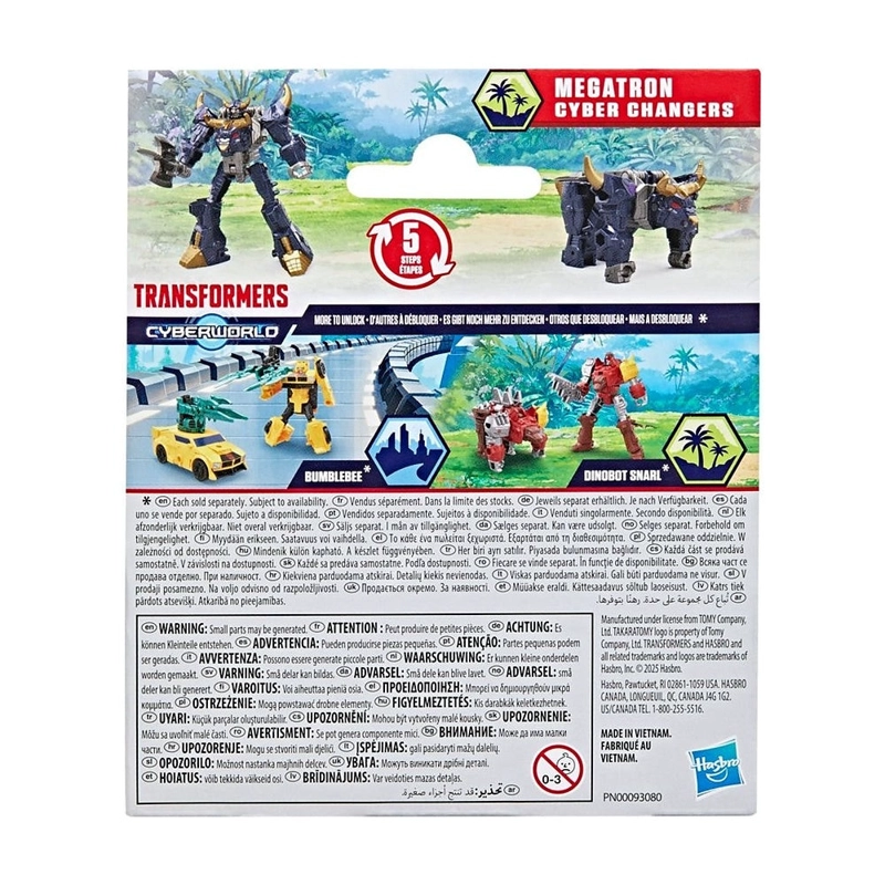 TRANFORMERS CYBERWORLD SURTIDO - MEGATRON - 5