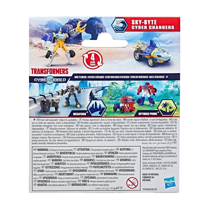 TRANFORMERS CYBERWORLD SURTIDO - SKY-BYTE - 5