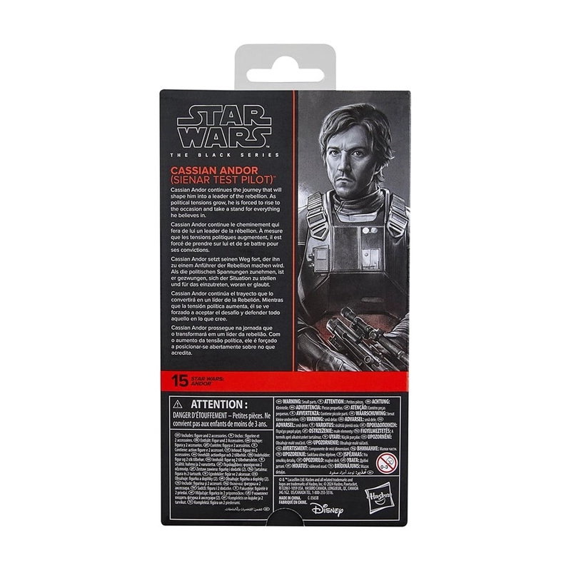STAR WARS S3 BLACK FIGURA 15CM - CASSIAN ANDOR - 4
