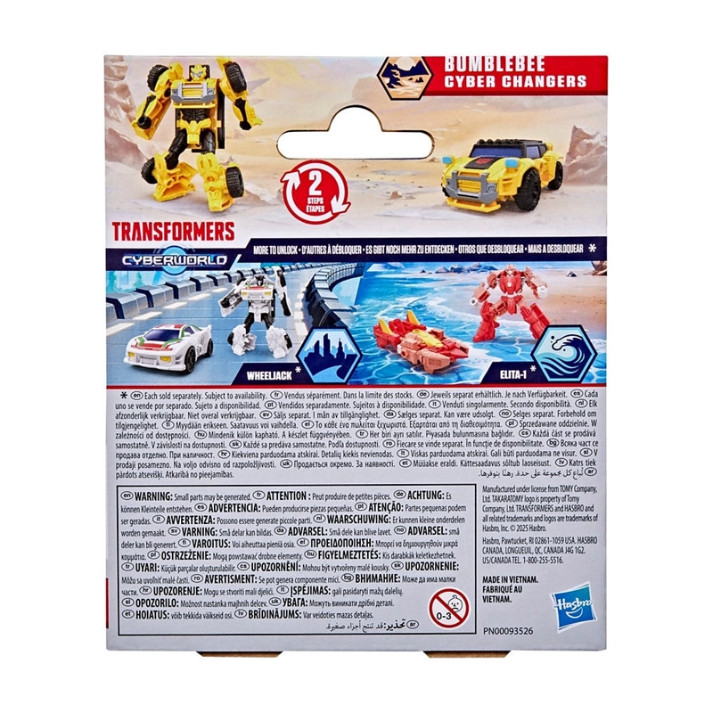 TRANFORMERS CYBERWORLD SURTIDO - BUMBLEBEE - 5