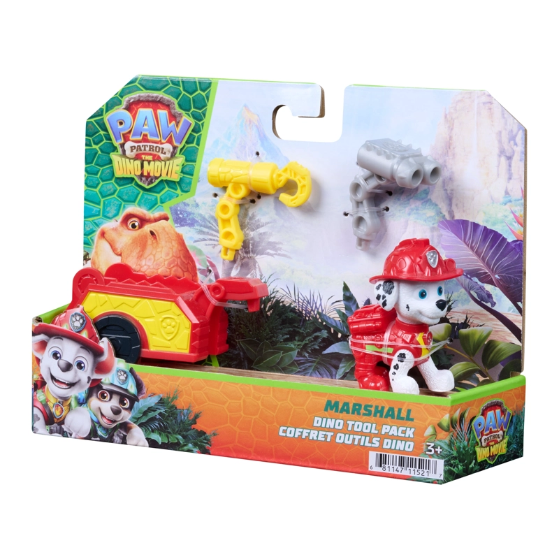 PAW PATROL MOVIE DINO FIGURAS CON HERRAMIENTAS - MARSHALL - 3
