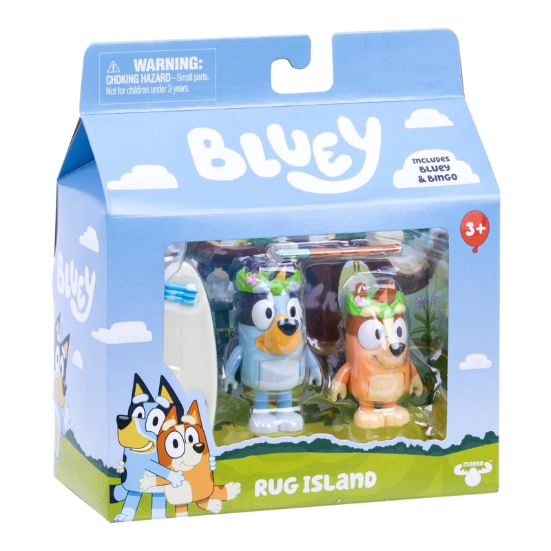BLUEY PACK DE 2 FIG. S14 - RUG ISLAND - 5