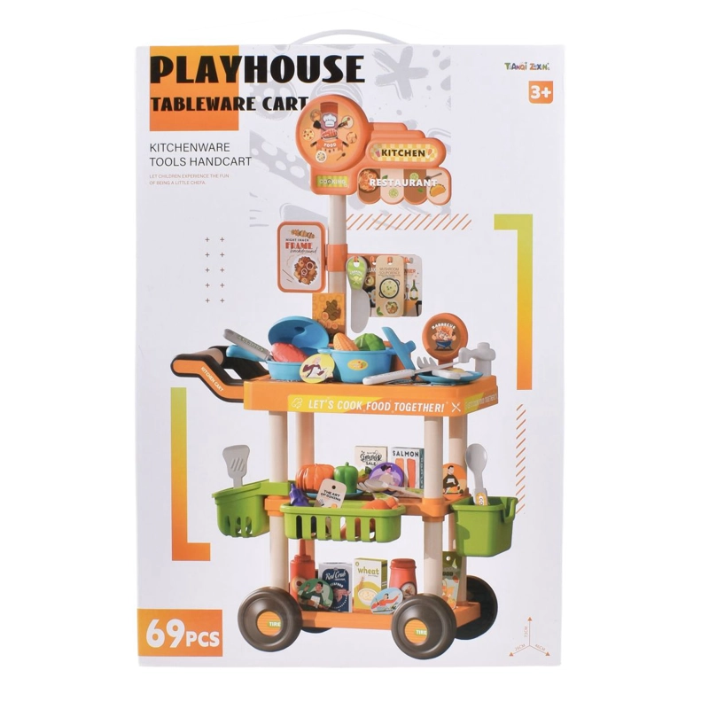 CARRO DE COCINA 69 PIEZAS - 3