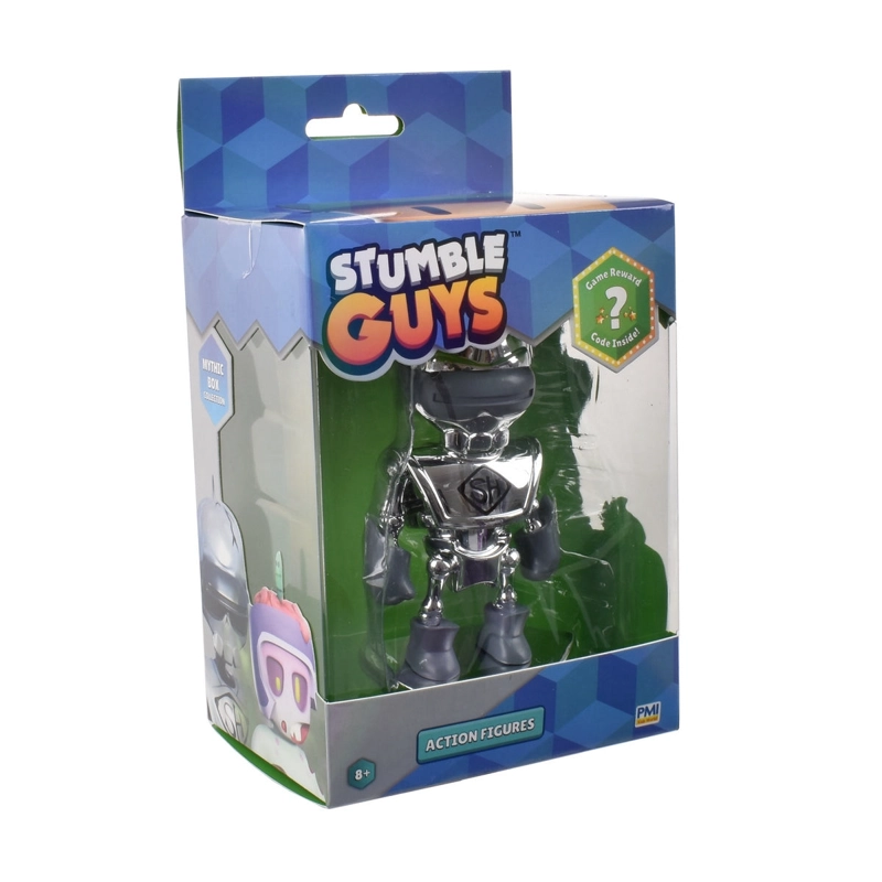FIGURA 12 CMS STUMBLE GUYS MYTHIC - SILVER SKELETON - 2