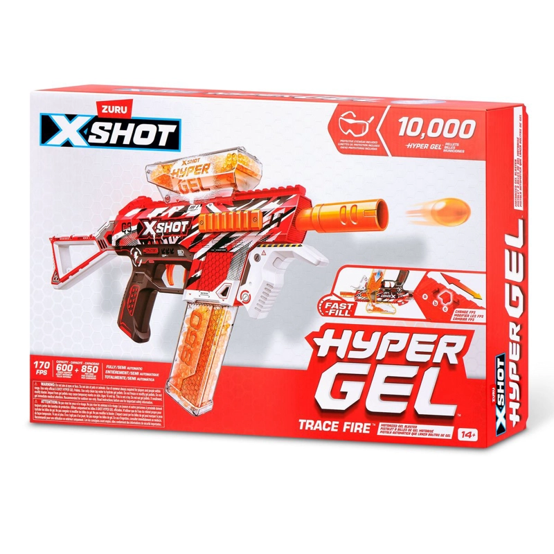 LANZADOR GEL X-SHOT MEDIUM BLASTER HIDROGEL 10000 BOLITAS - 2