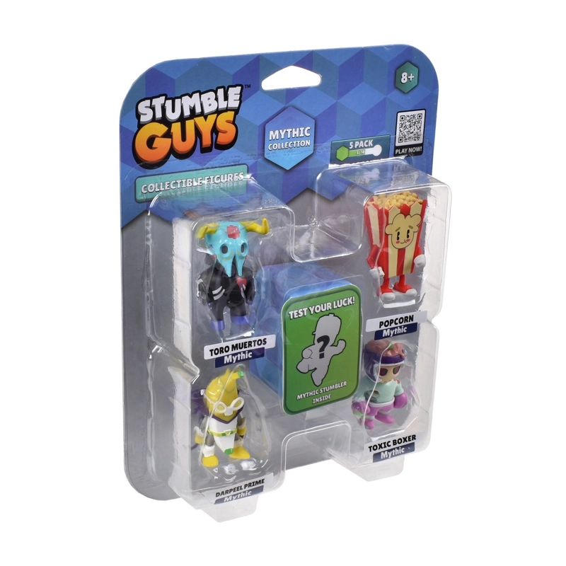PACK DE 5 FIGURAS 5 CMS STUMBLE GUYS MYTHIC - TORO MUERTOS - 2