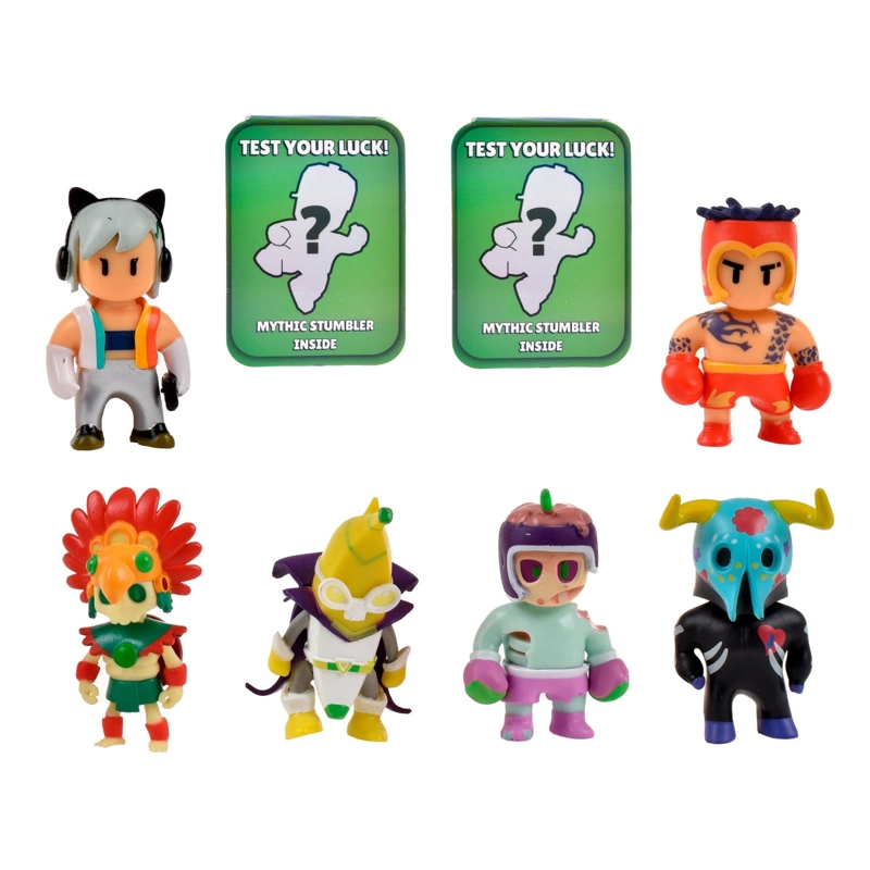PACK DE 8 FIGURAS 5 CMS STUMBLE GUYS - GUARDIAN OF EL DORADO - 1