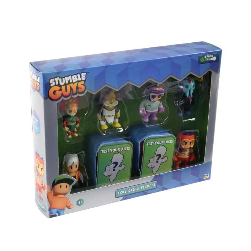 PACK DE 8 FIGURAS 5 CMS STUMBLE GUYS - GUARDIAN OF EL DORADO - 2