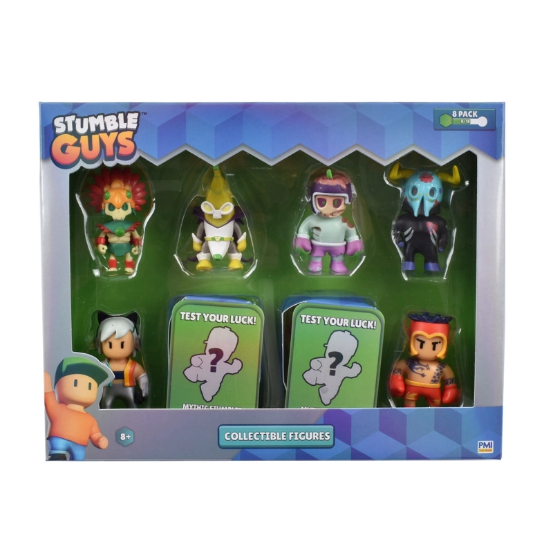 PACK DE 8 FIGURAS 5 CMS STUMBLE GUYS - GUARDIAN OF EL DORADO - 3