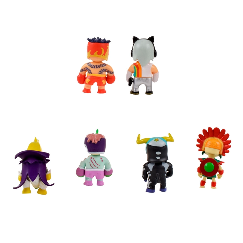 PACK DE 8 FIGURAS 5 CMS STUMBLE GUYS - GUARDIAN OF EL DORADO - 5