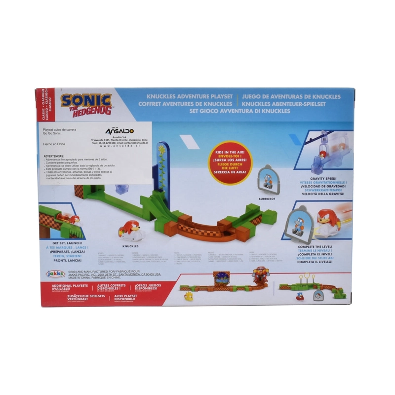 PLAYSET AUTOS DE CARRERA GO GO SONIC -KNUCKLES - 4