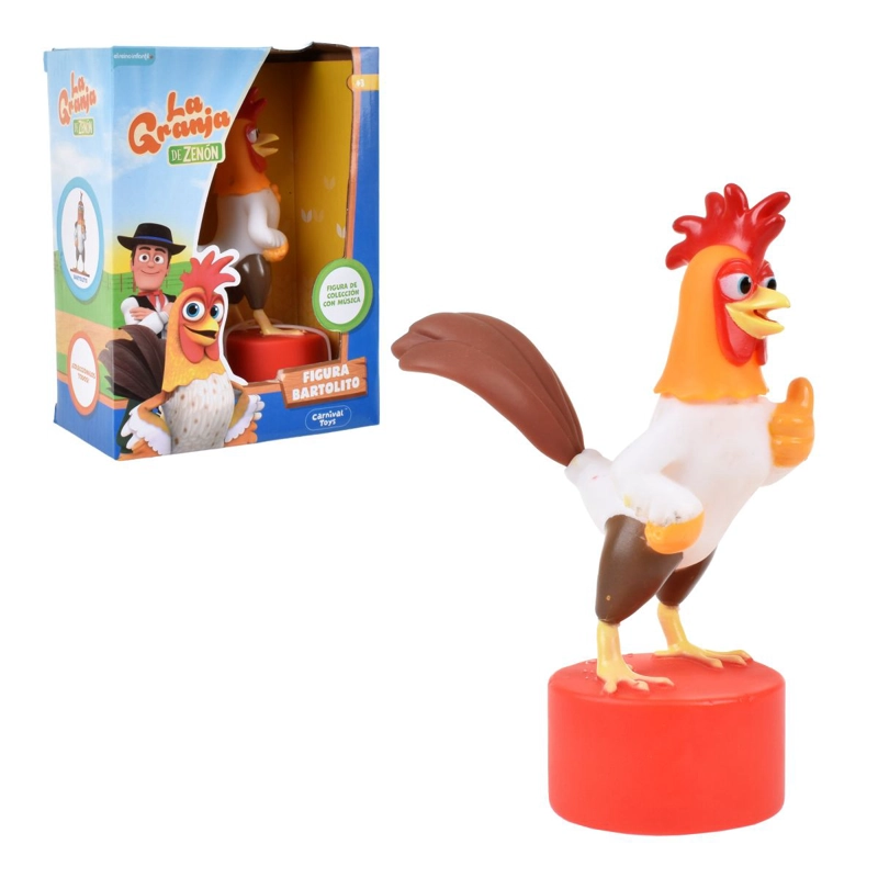 FIGURA MUSICAL DE 9 A 15 CM LA GRANJA DE ZENON - BARTOLITO - 1