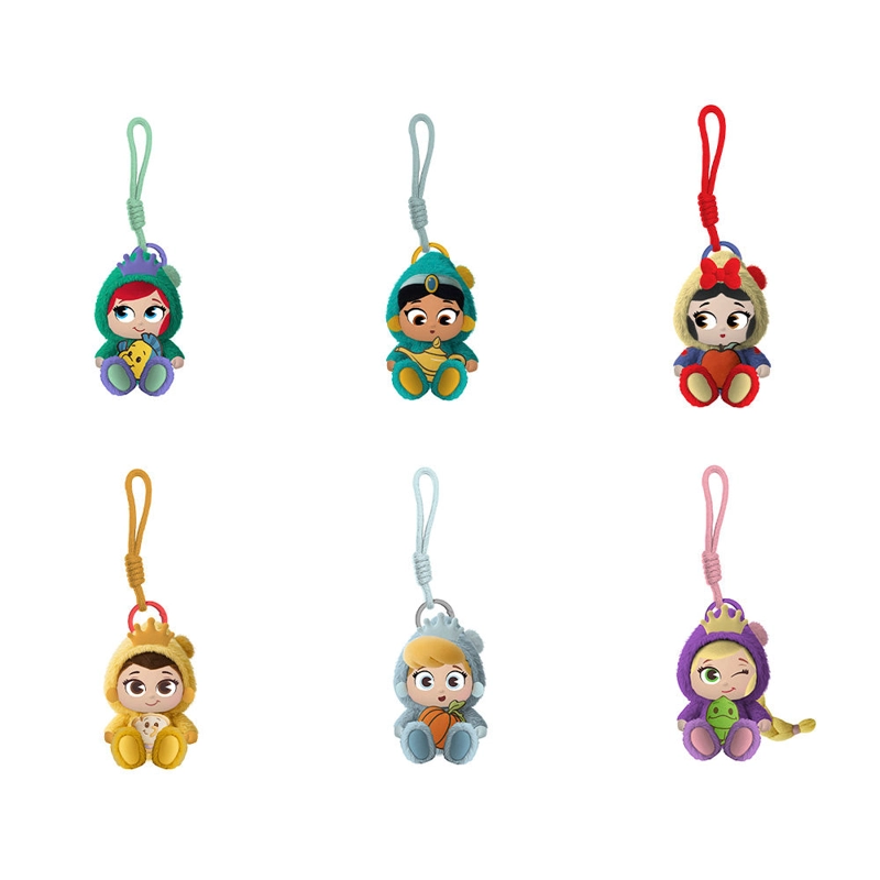PELUCHE CLIP SORPRESA 15 CM COLECCIONABLES PRINCESAS - 1
