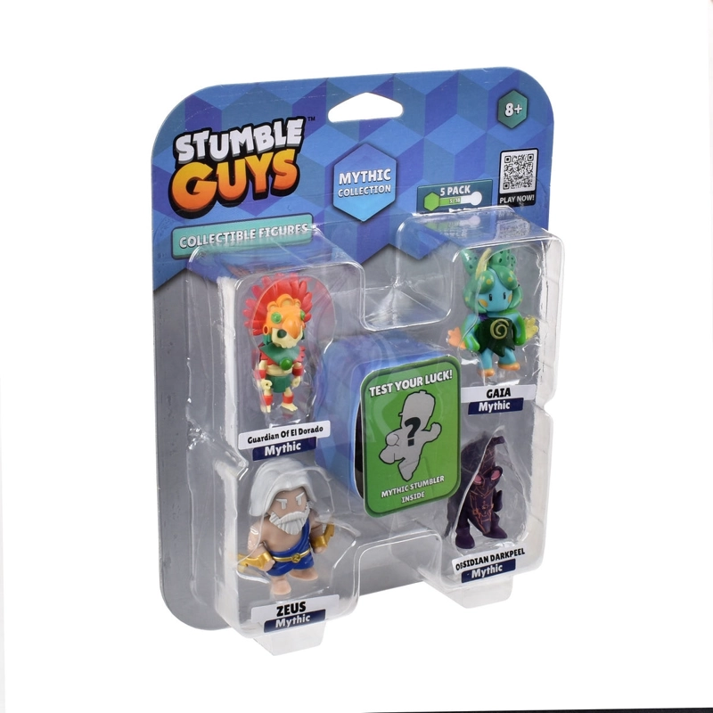 PACK DE 5 FIGURAS 5 CMS STUMBLE GUYS - GUARDIAN OF EL DORADO - 2