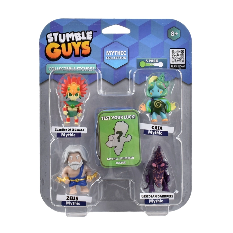 PACK DE 5 FIGURAS 5 CMS STUMBLE GUYS - GUARDIAN OF EL DORADO - 3