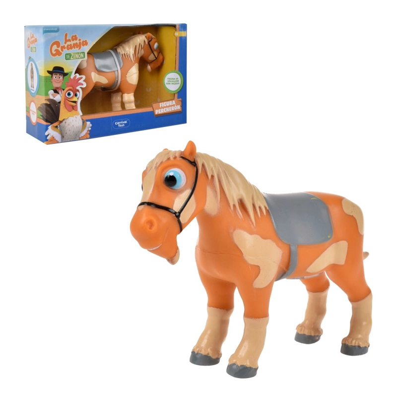 FIGURA MUSICAL DE 9 A 15 CM LA GRANJA DE ZENON - PERCHERON - 1