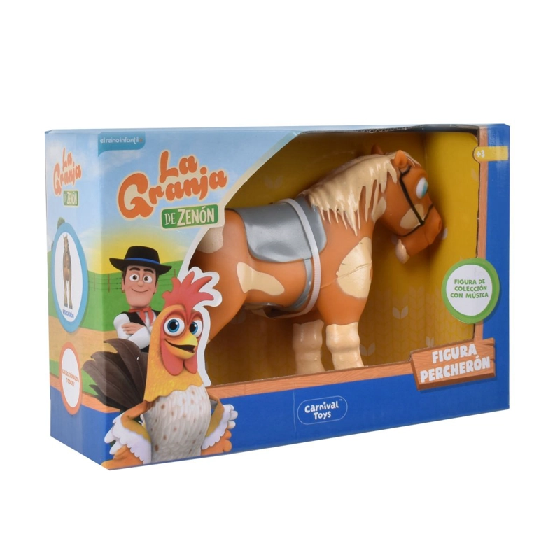 FIGURA MUSICAL DE 9 A 15 CM LA GRANJA DE ZENON - PERCHERON - 2