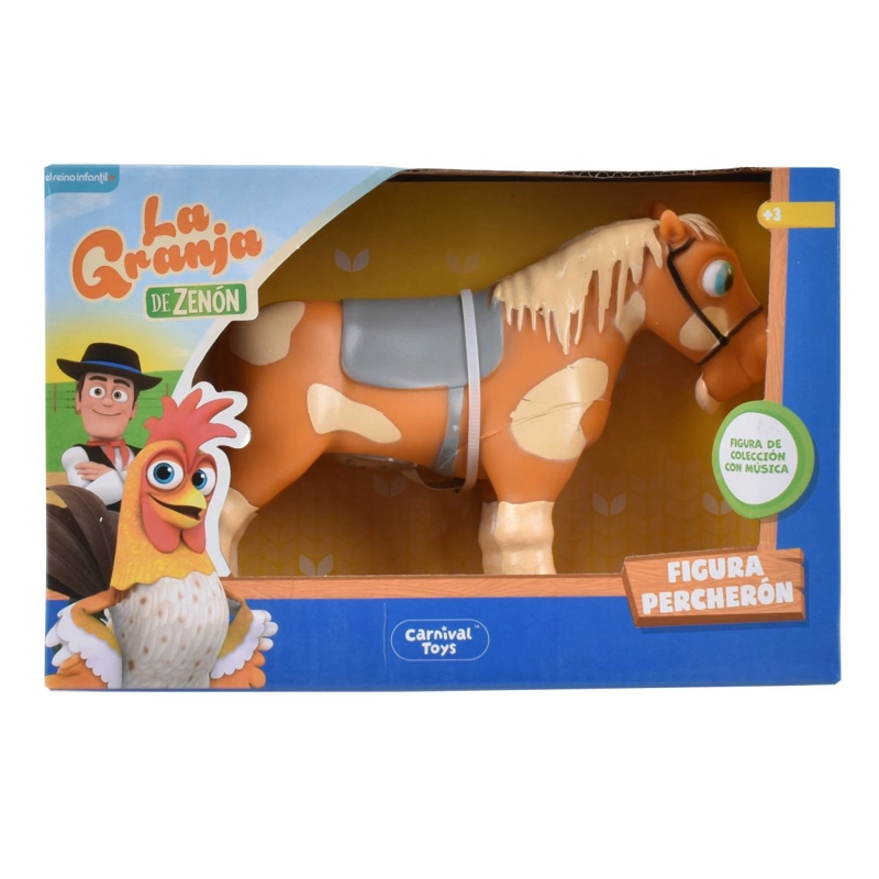 FIGURA MUSICAL DE 9 A 15 CM LA GRANJA DE ZENON - PERCHERON - 3