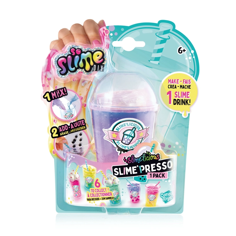 VASO SMOOTHIE PARA PREPARAR SLIME - MORADO ROSADO - 1