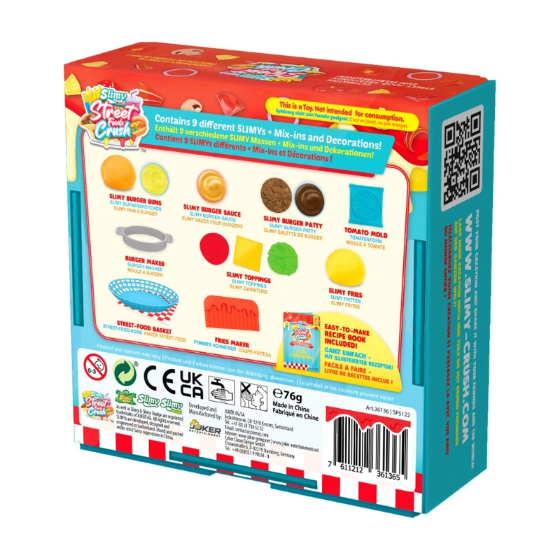 JOKER SLIMY DIY STREET FOOD CRUSH MINI - BURGER - 1
