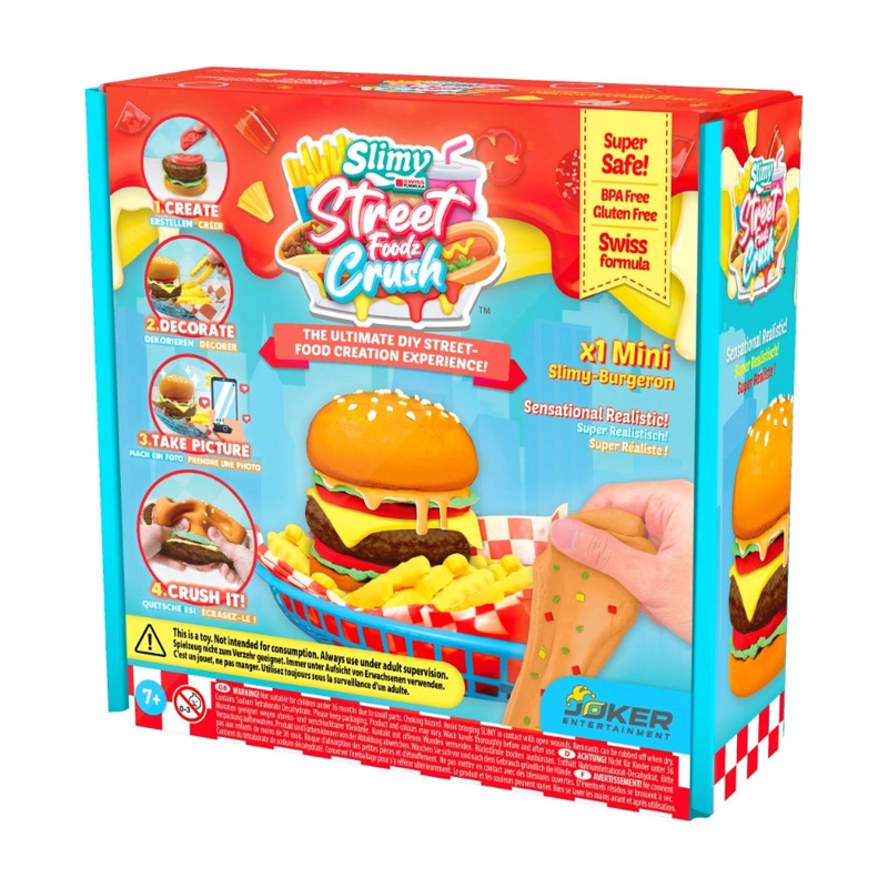JOKER SLIMY DIY STREET FOOD CRUSH MINI - BURGER - 3
