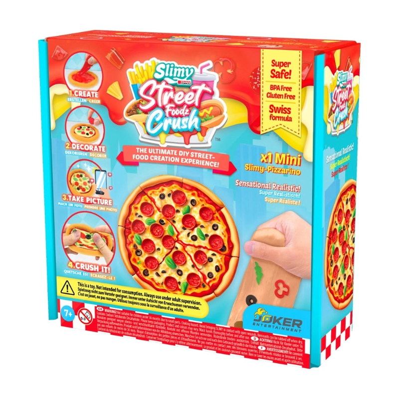 JOKER SLIMY DIY STREET FOOD CRUSH MINI - PIZZA - 3