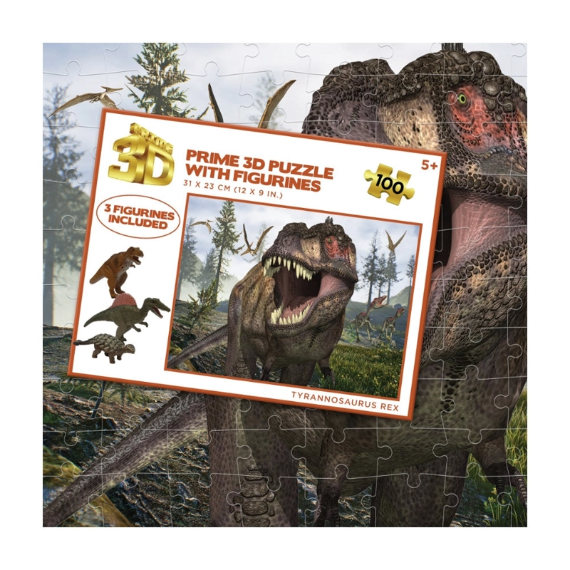 PRIME 3D TYRANNOSAURUS REX-100PC - 1