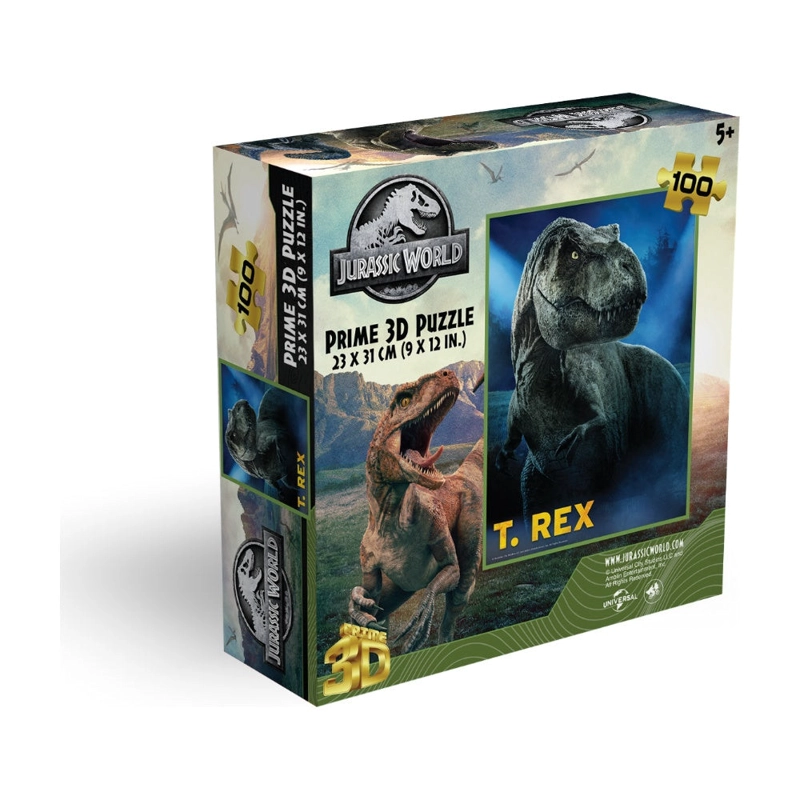 PRIME 3D JURASSIC WORLD - T-REX-100PC - 2