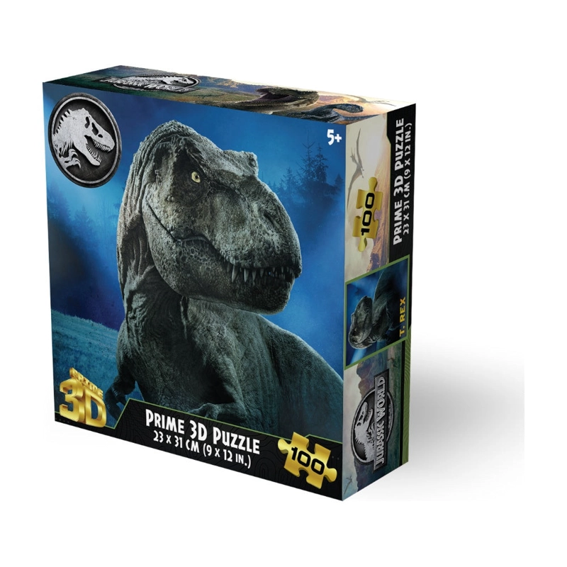 PRIME 3D JURASSIC WORLD - T-REX-100PC - 3