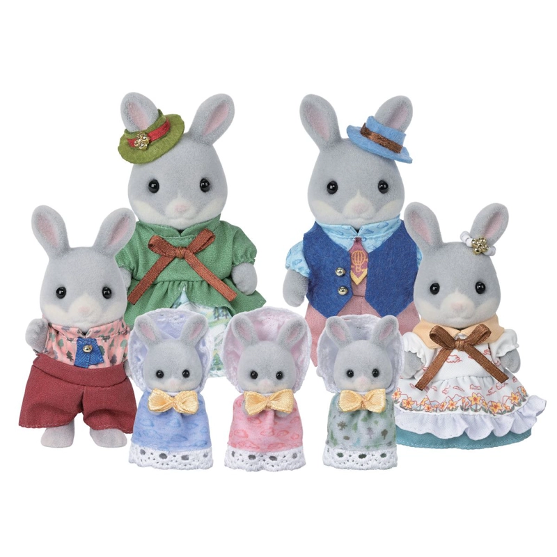 CONEJO COLITA DE ALGODON SET CELEBRACION SYLVANIAN FAMILIES - 4