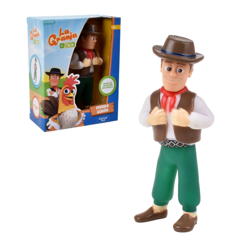 FIGURA MUSICAL DE 9 A 15 CM LA GRANJA DE ZENON - ZENON - 1