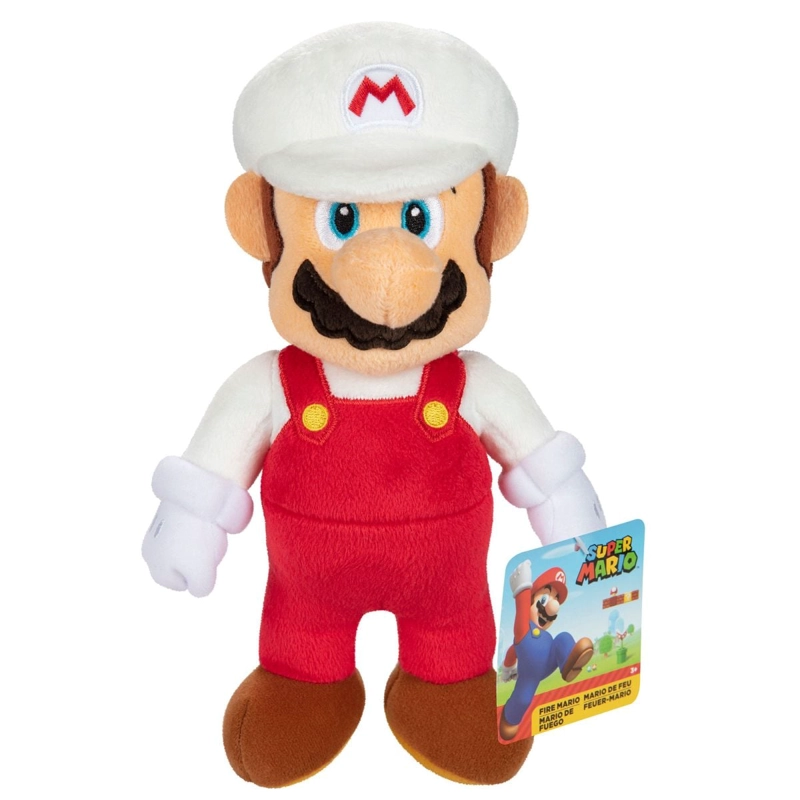 PELUCHE 23 CMS SUPER MARIO DE NINTENDO - MARIO DE FUEGO - 1