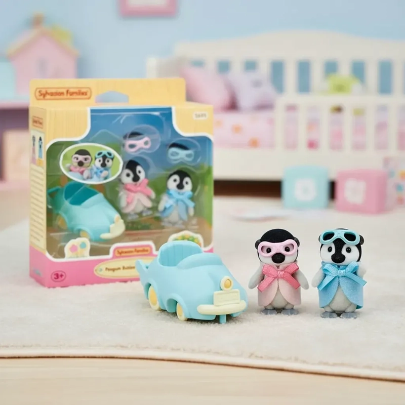 BEBES PINGÜINO RIDE N PLAY SYLVANIAN FAMILIES - 1