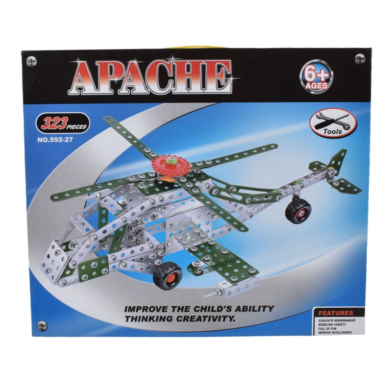 HELICOPTERO MECANO APACHE 323 PIEZAS - 2