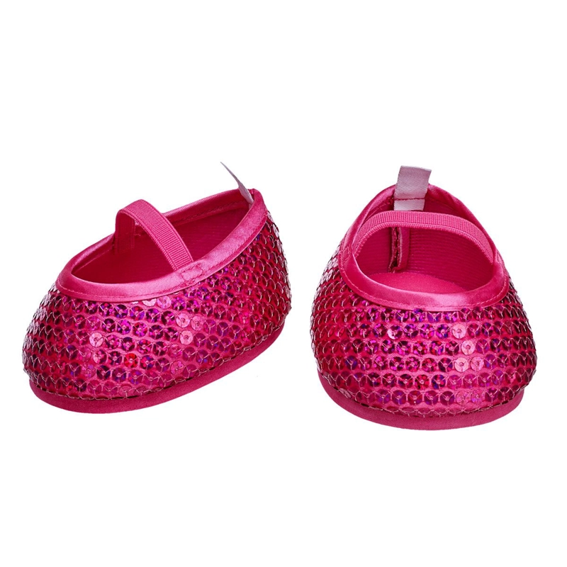 ZAPATOS FUCSIA LENTEJUELAS BUILD-A-BEAR - 1