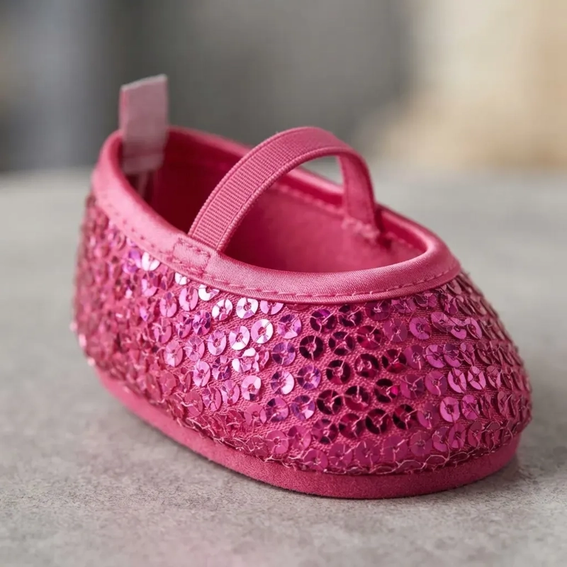 ZAPATOS FUCSIA LENTEJUELAS BUILD-A-BEAR - 3