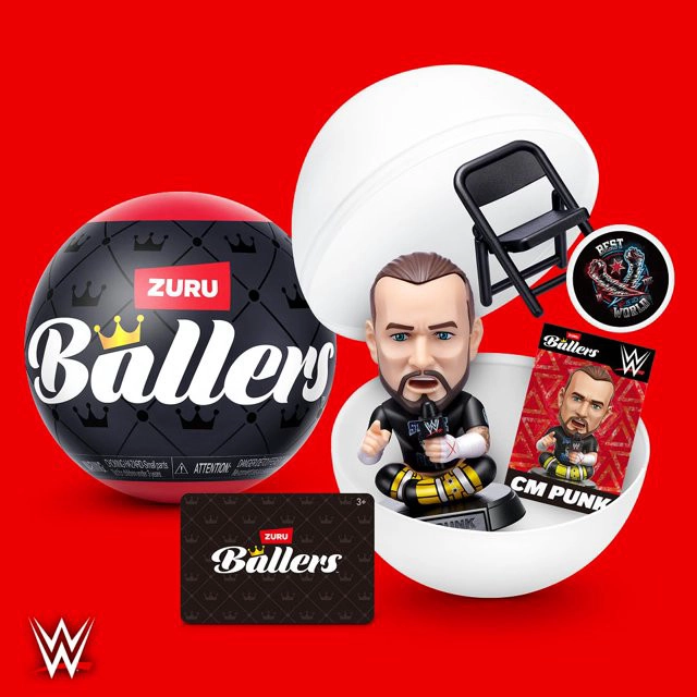 WWE BALLERS CAPSULA SORPRESA FIGURA COLECCIONABLE - 7